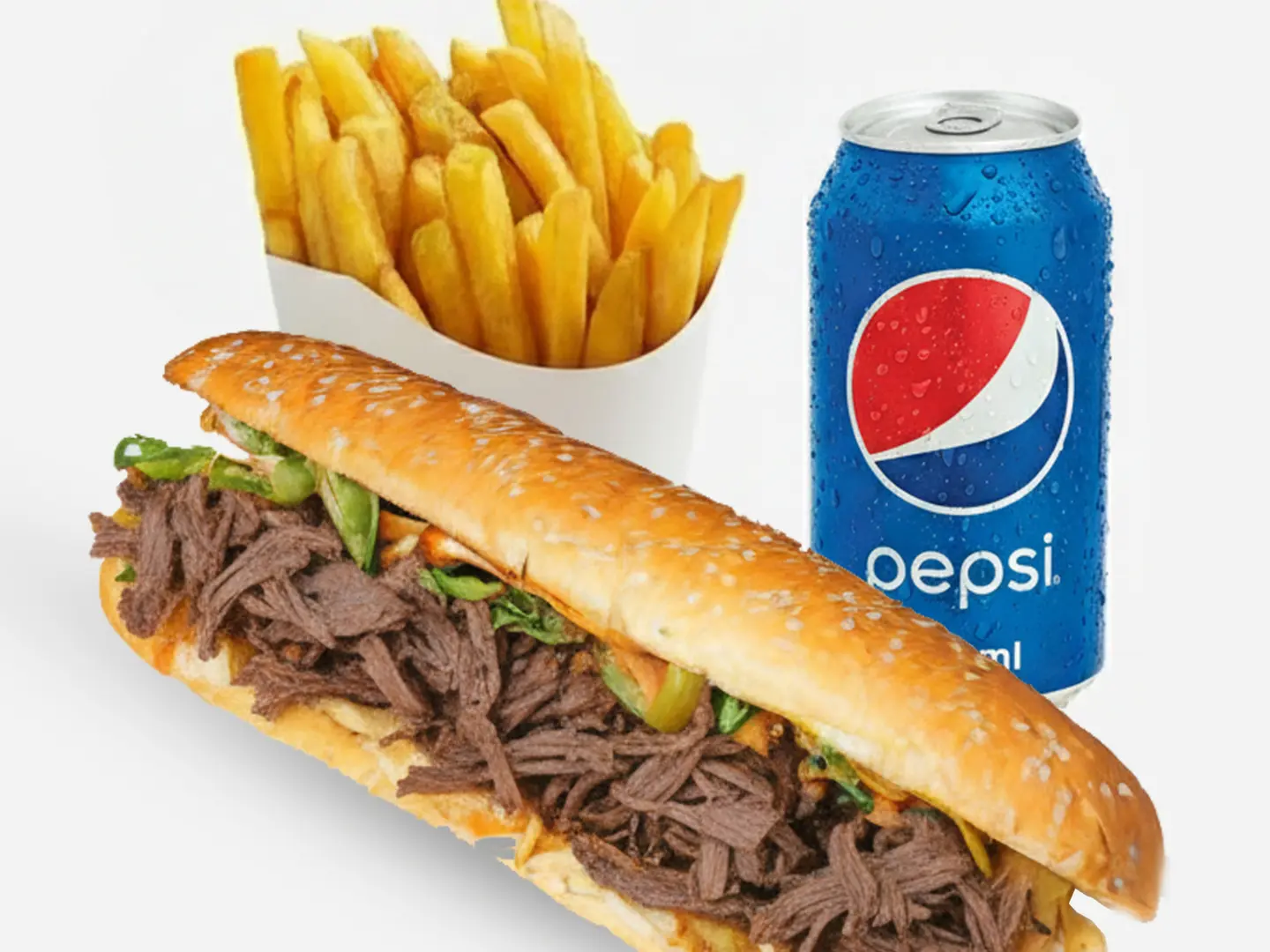 شاورما جامبو لحم (وجبة)