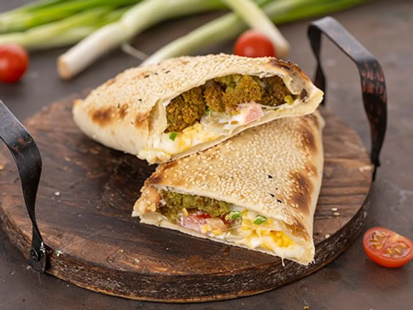 فطيرة فلافل