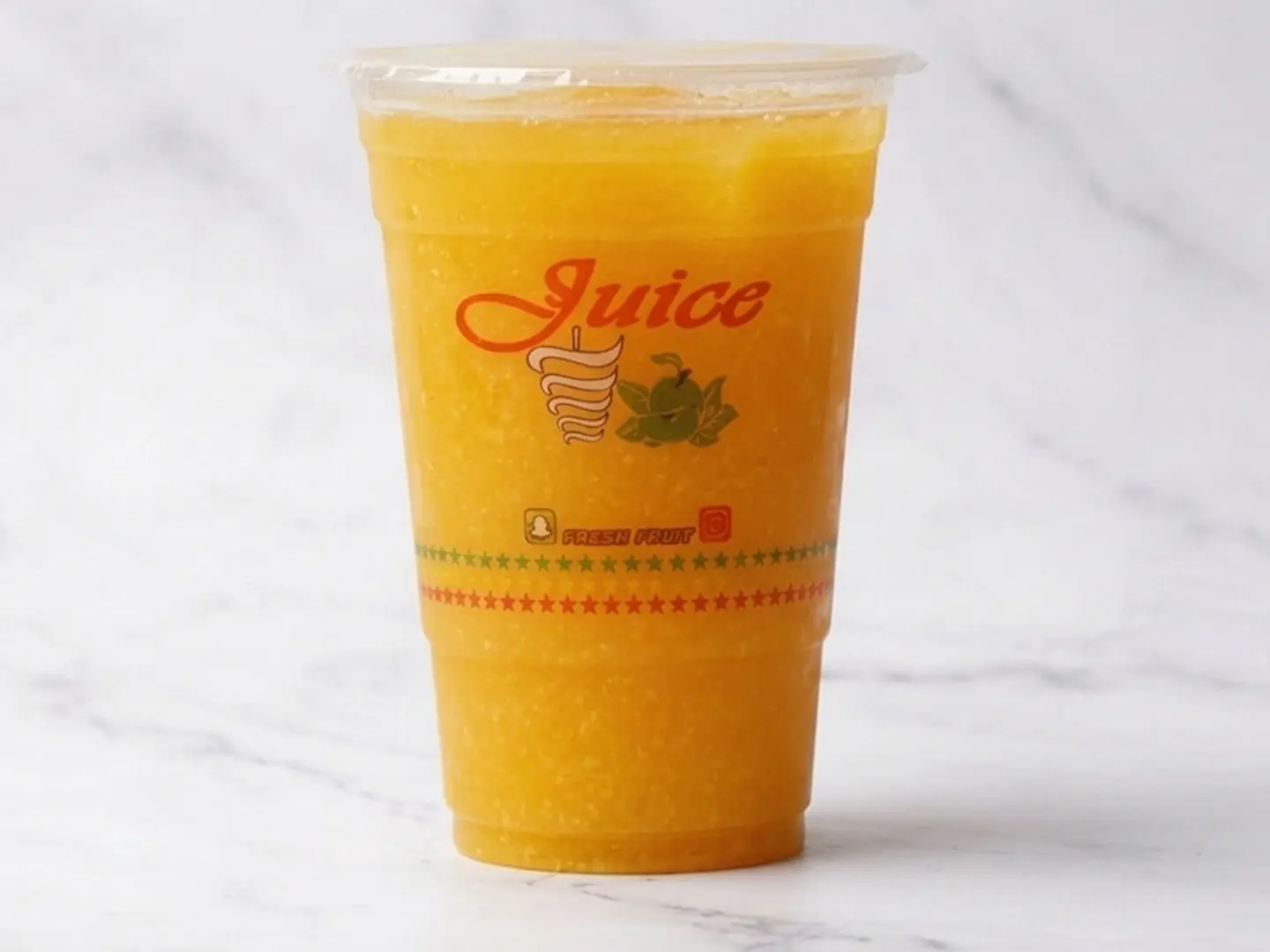 عصير برتقال كبير