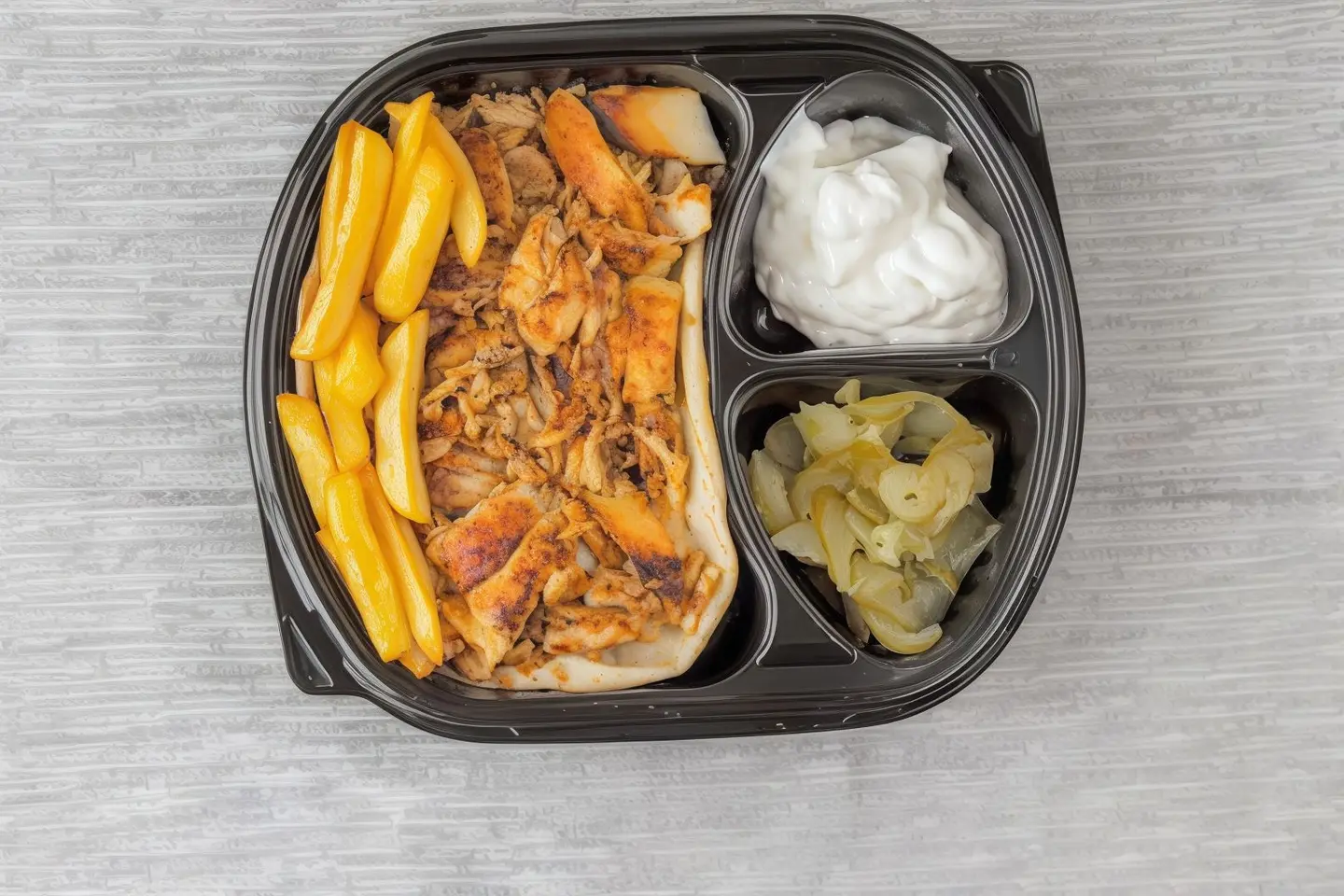 صحن شاورما دجاج كبير