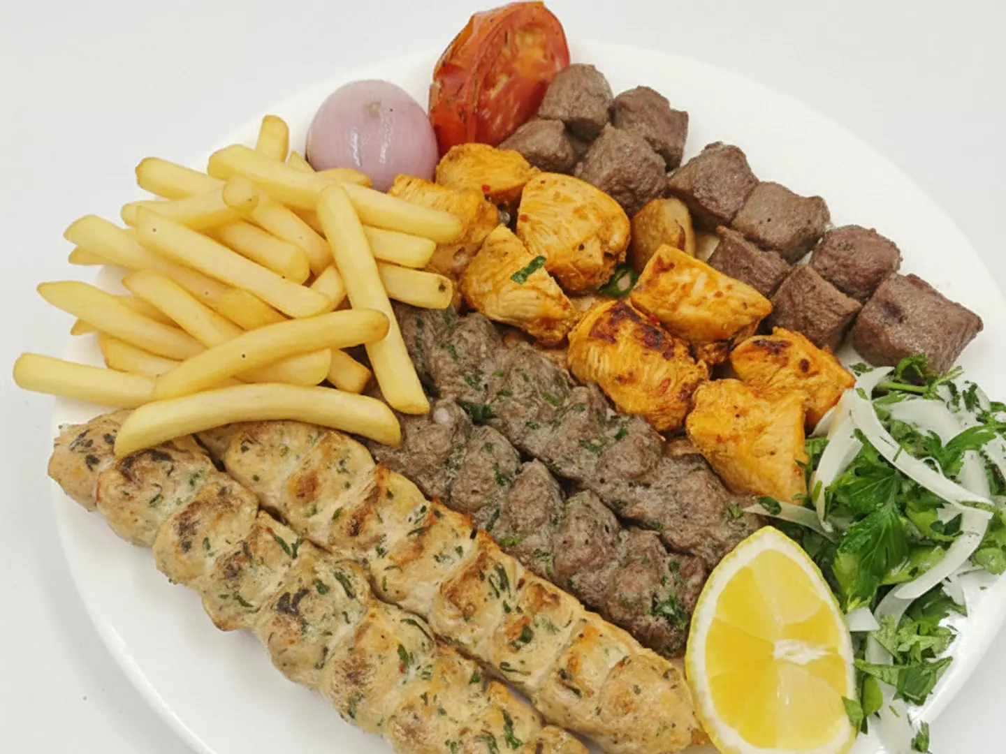 كيلو مشويات مشكل (14سيخ)