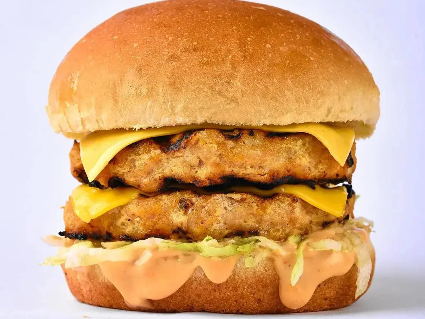 برجر كلاسيك دبل دجاج