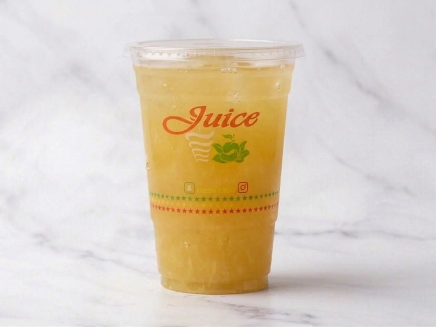 عصير أناناس وسط