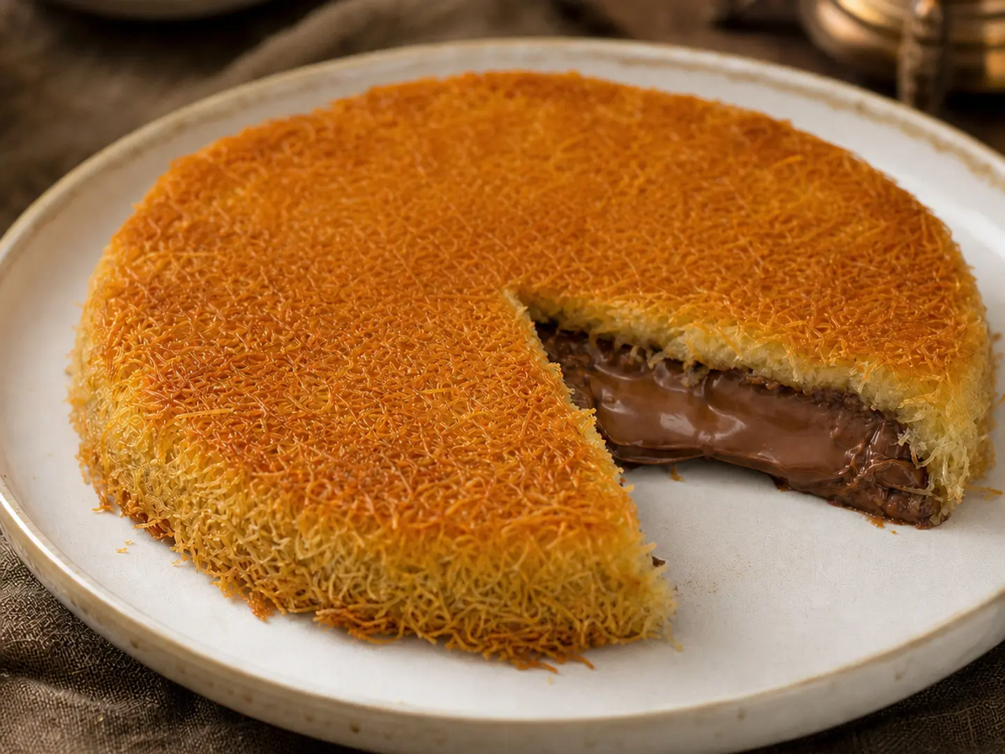 كنافة بالنوتيلا