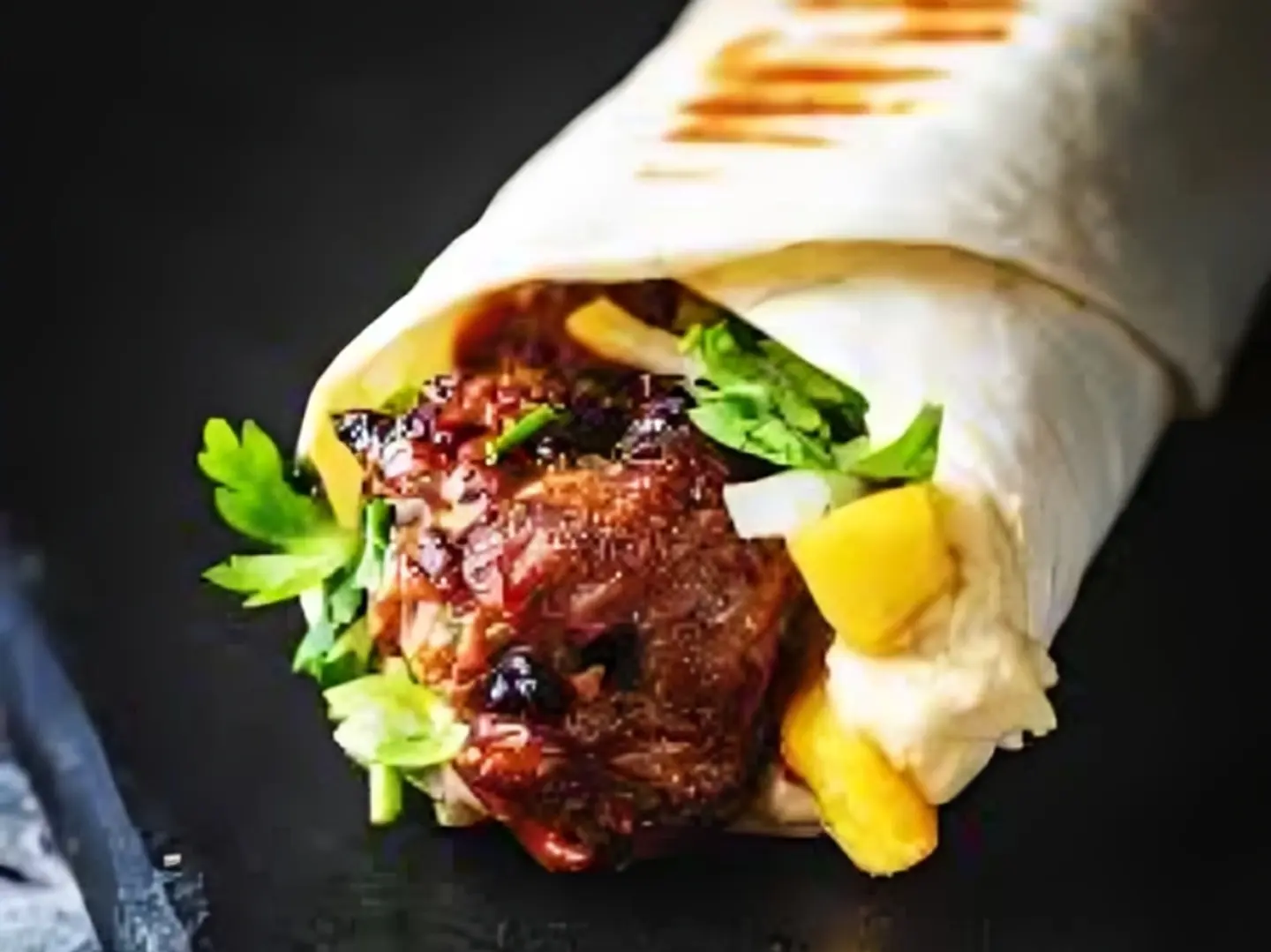 ساندوتش أوصال لحم (دبل)