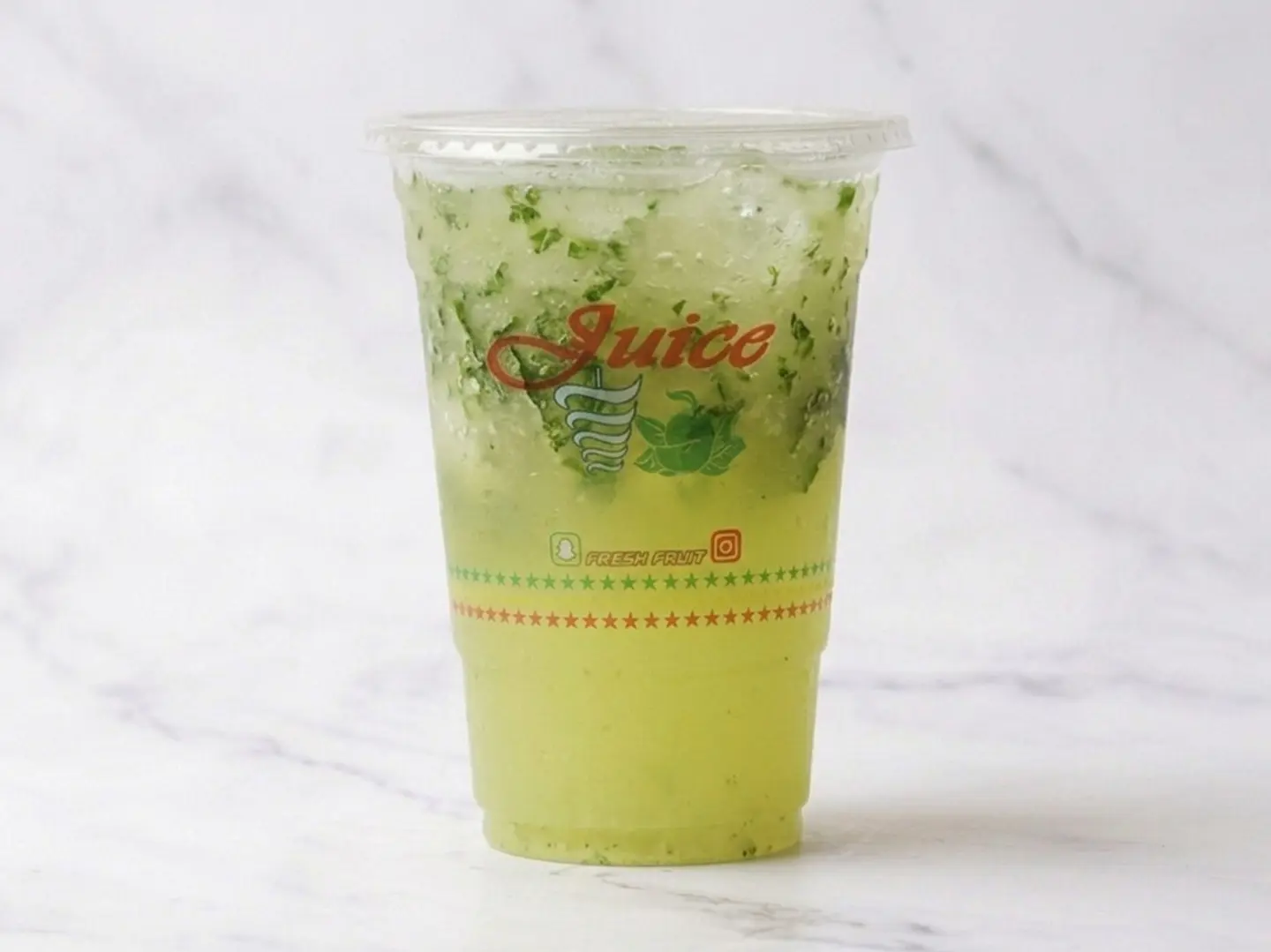 عصير ليمون نعناع وسط