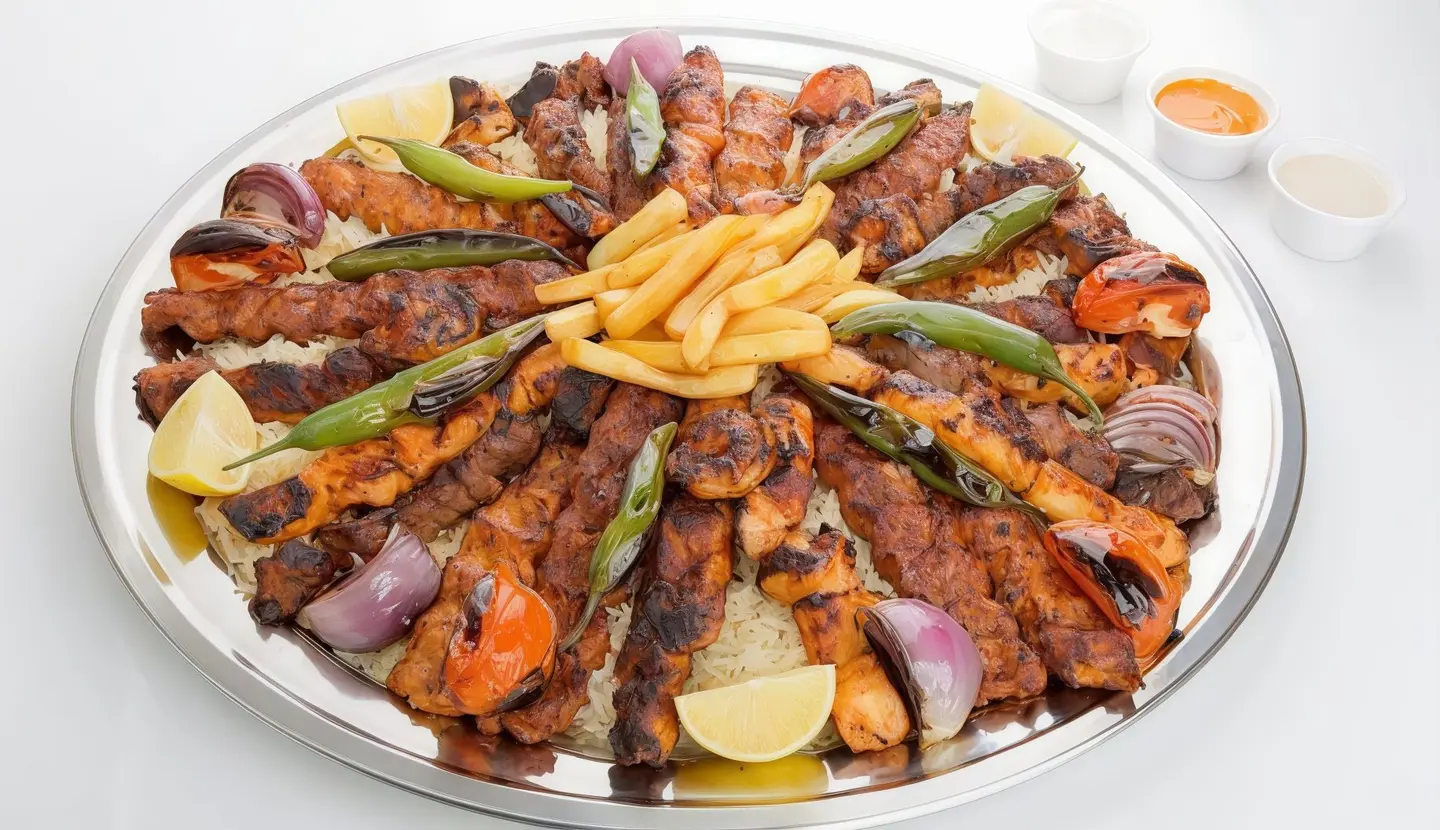 صحن عائلي صغير