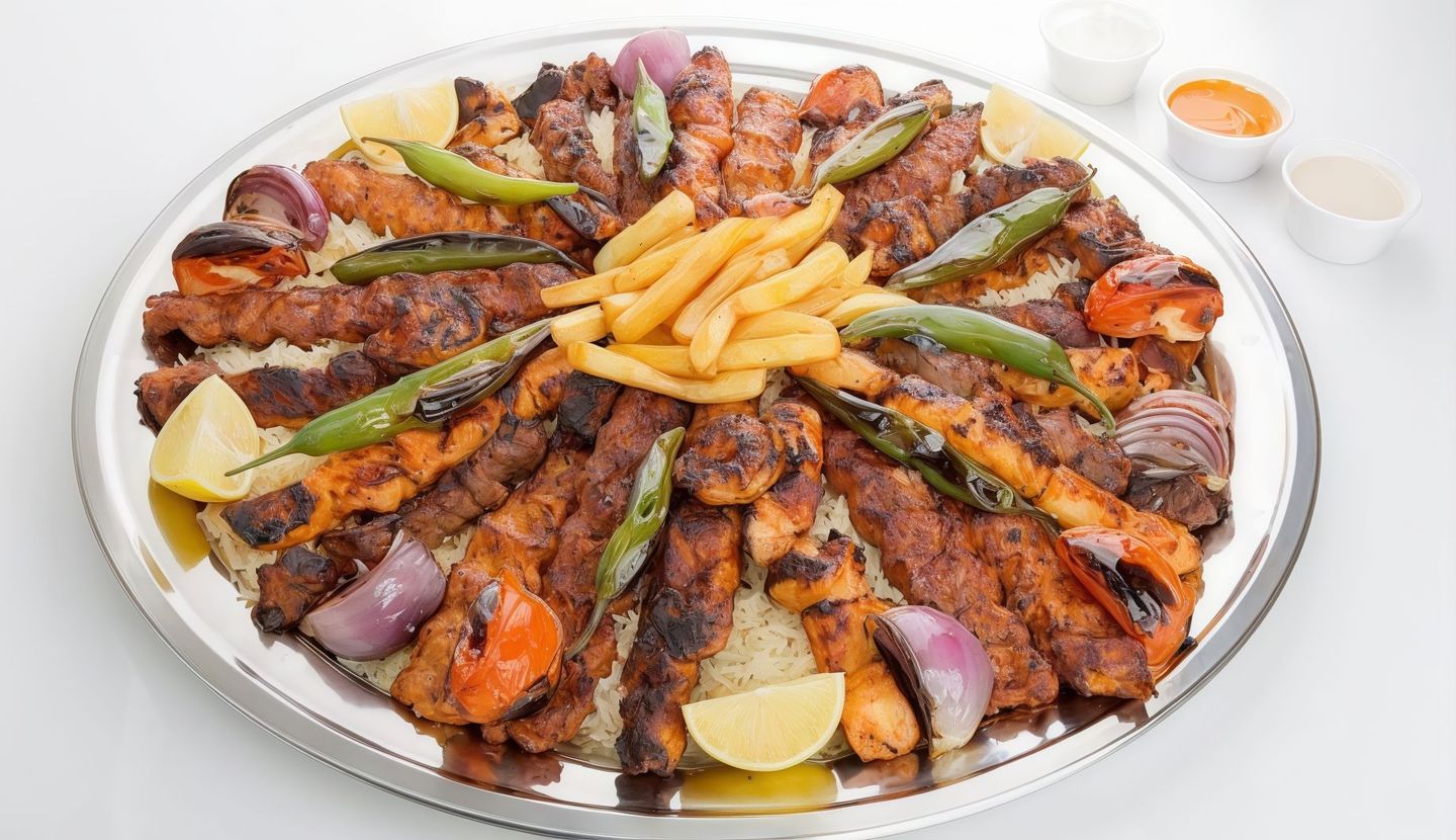 صحن عائلي صغير