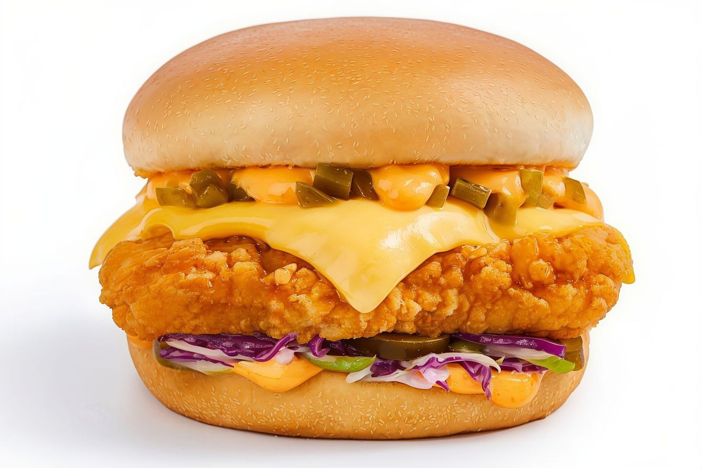Fiery Chicken Burger