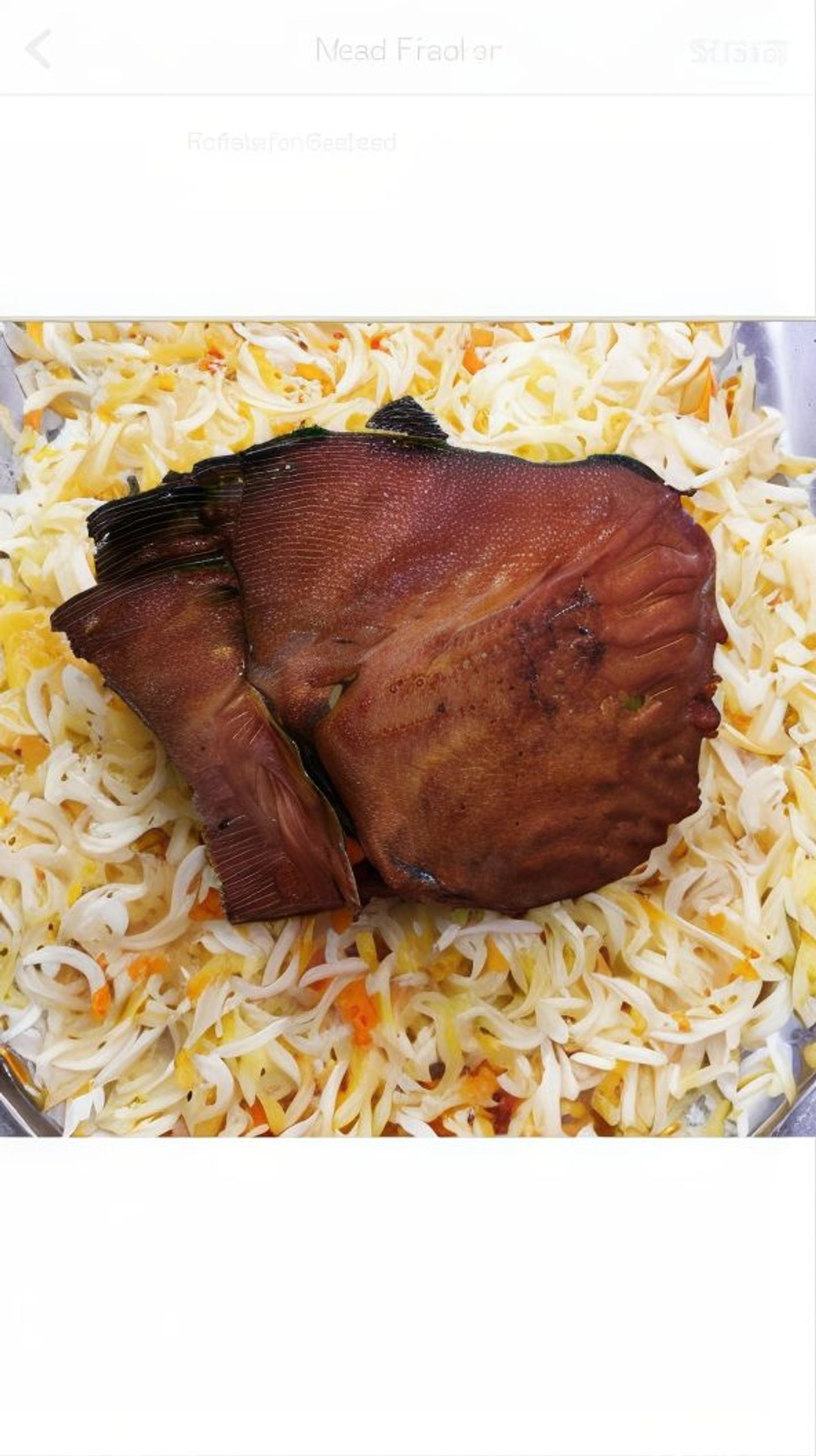 سمك ثمد مقلي ساده
