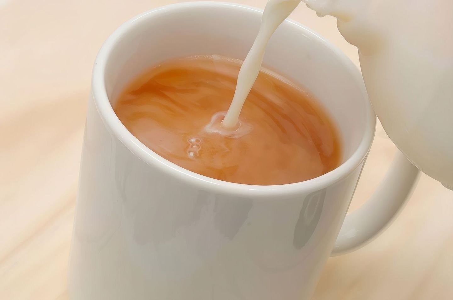 شاي بالحليب