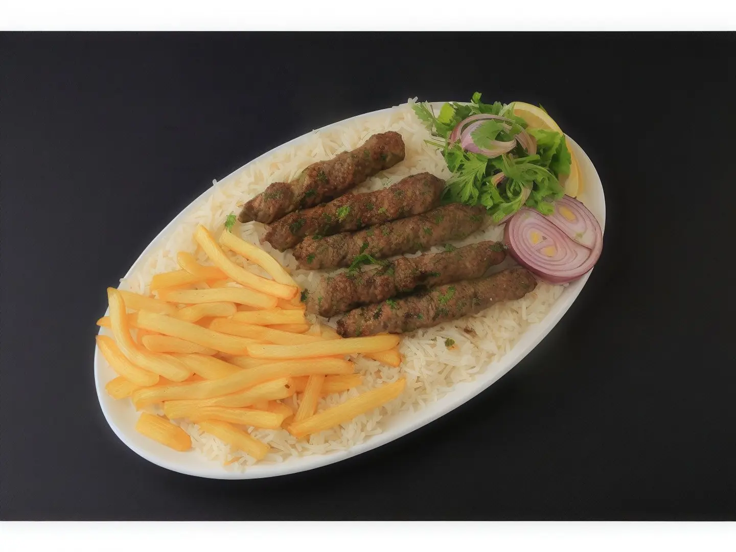 وجبة كباب لحم