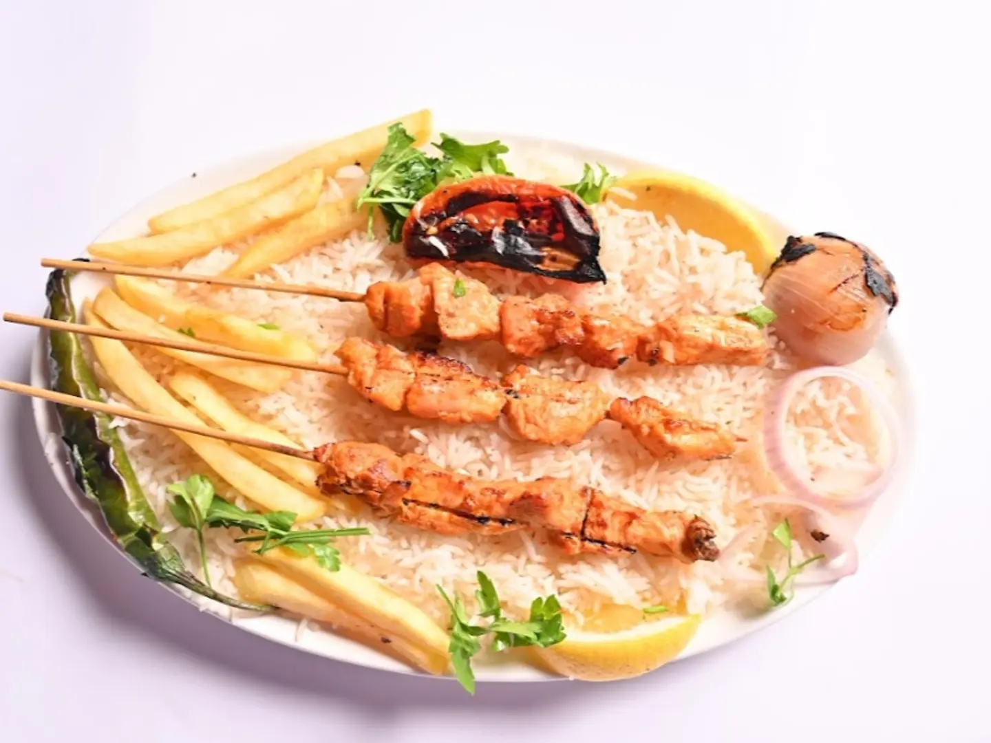 وجبة شيش طاووق