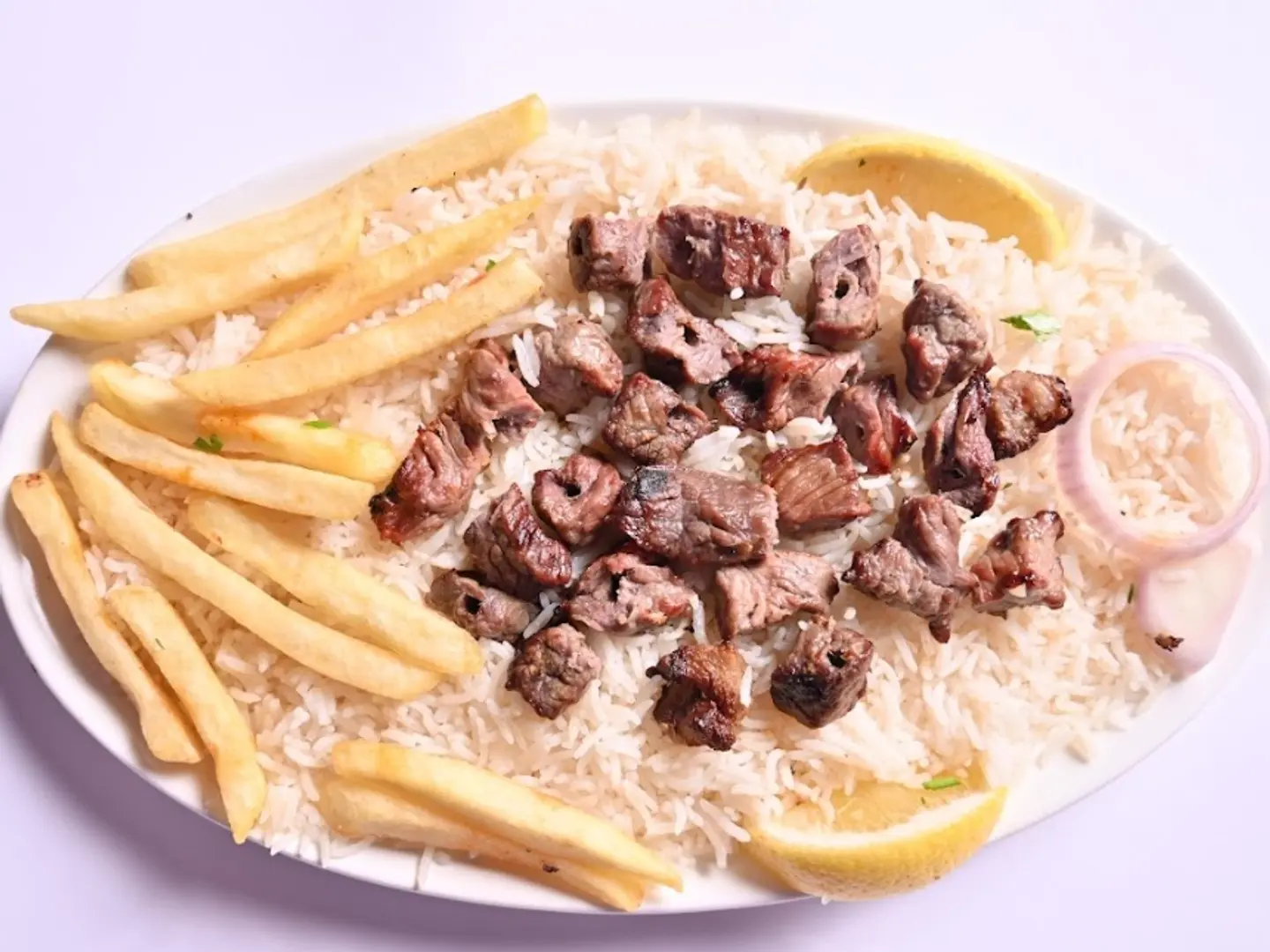 وجبة اوصال لحم