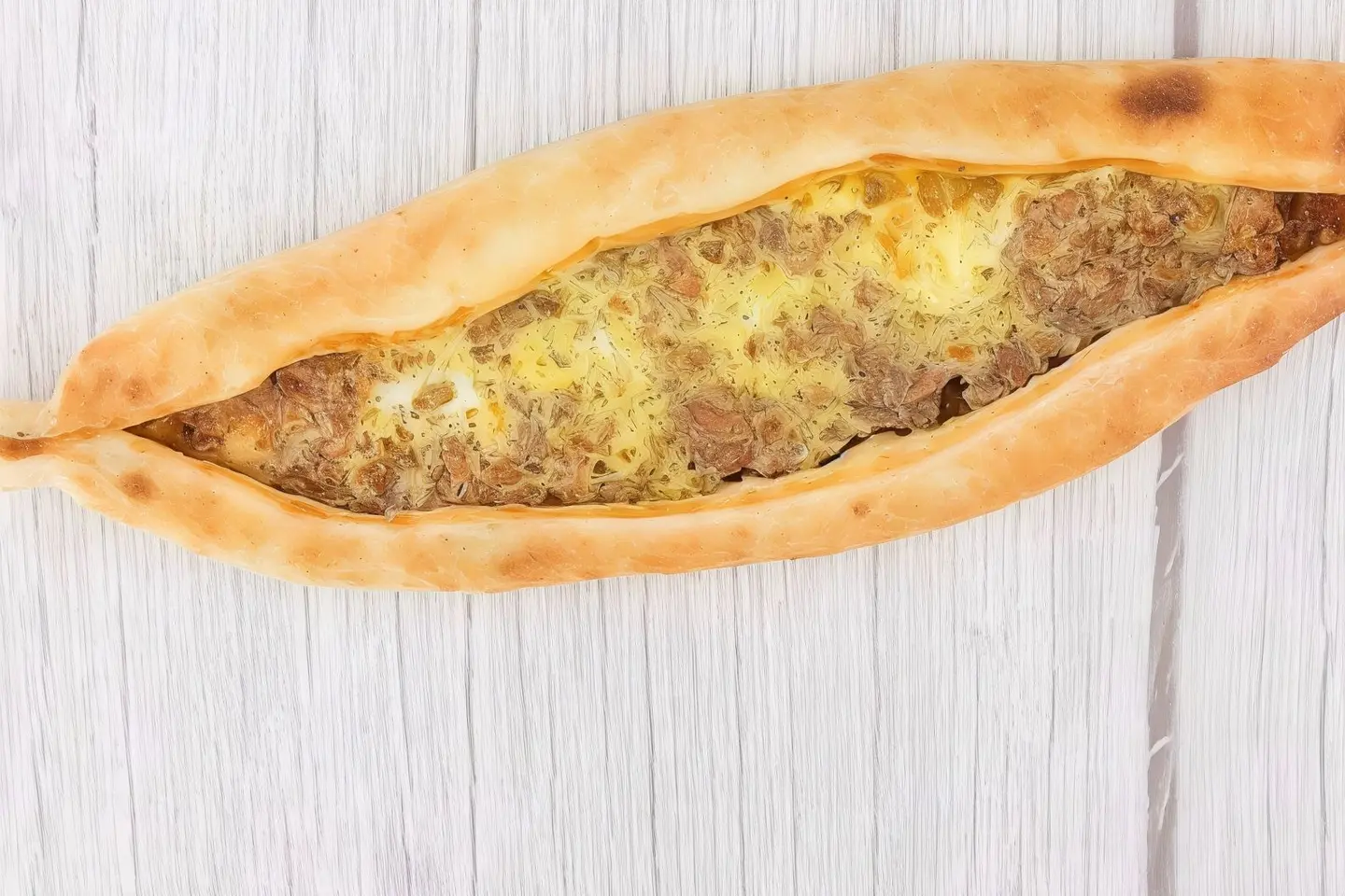 لحم بالبيض - وسط