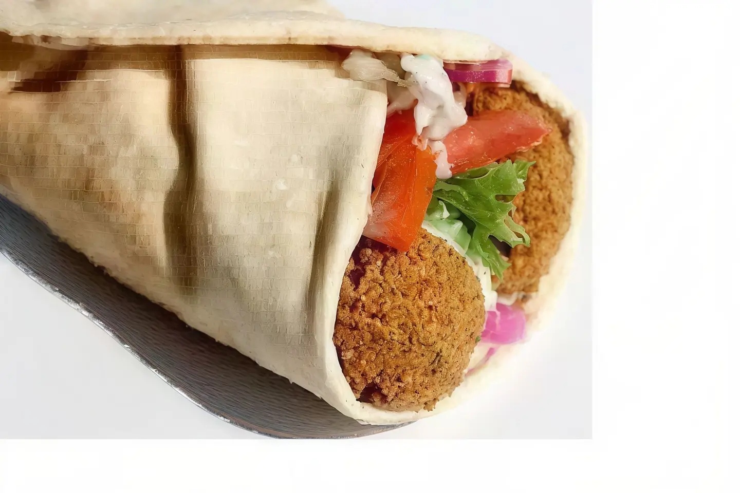 ساندويش فلافل عادي بدون حمص