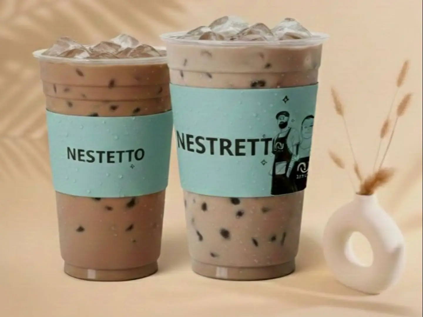 Two Cups Of Ice Chocolate