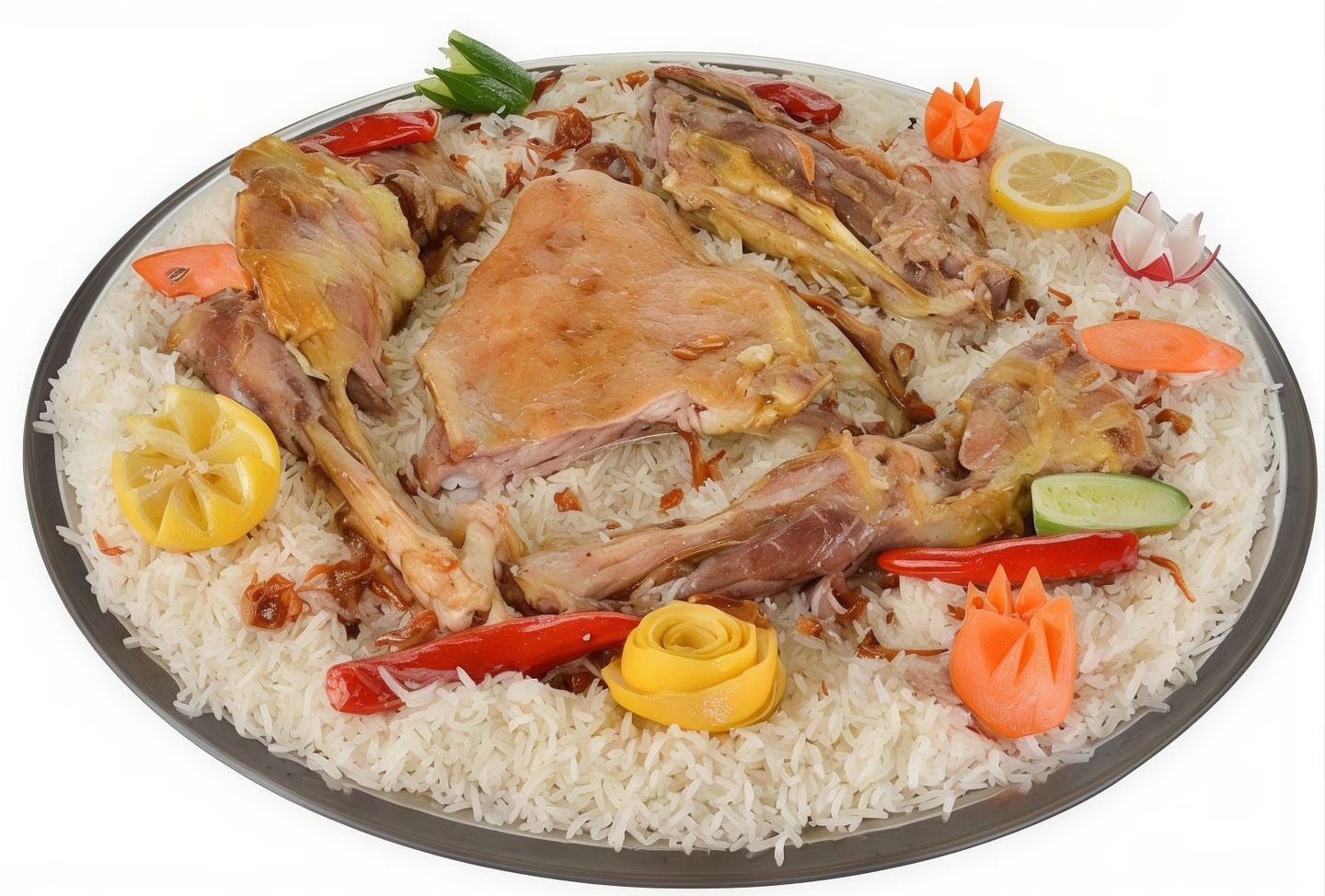 لحم تيس مندي - نص تيس مندي رز شعبي