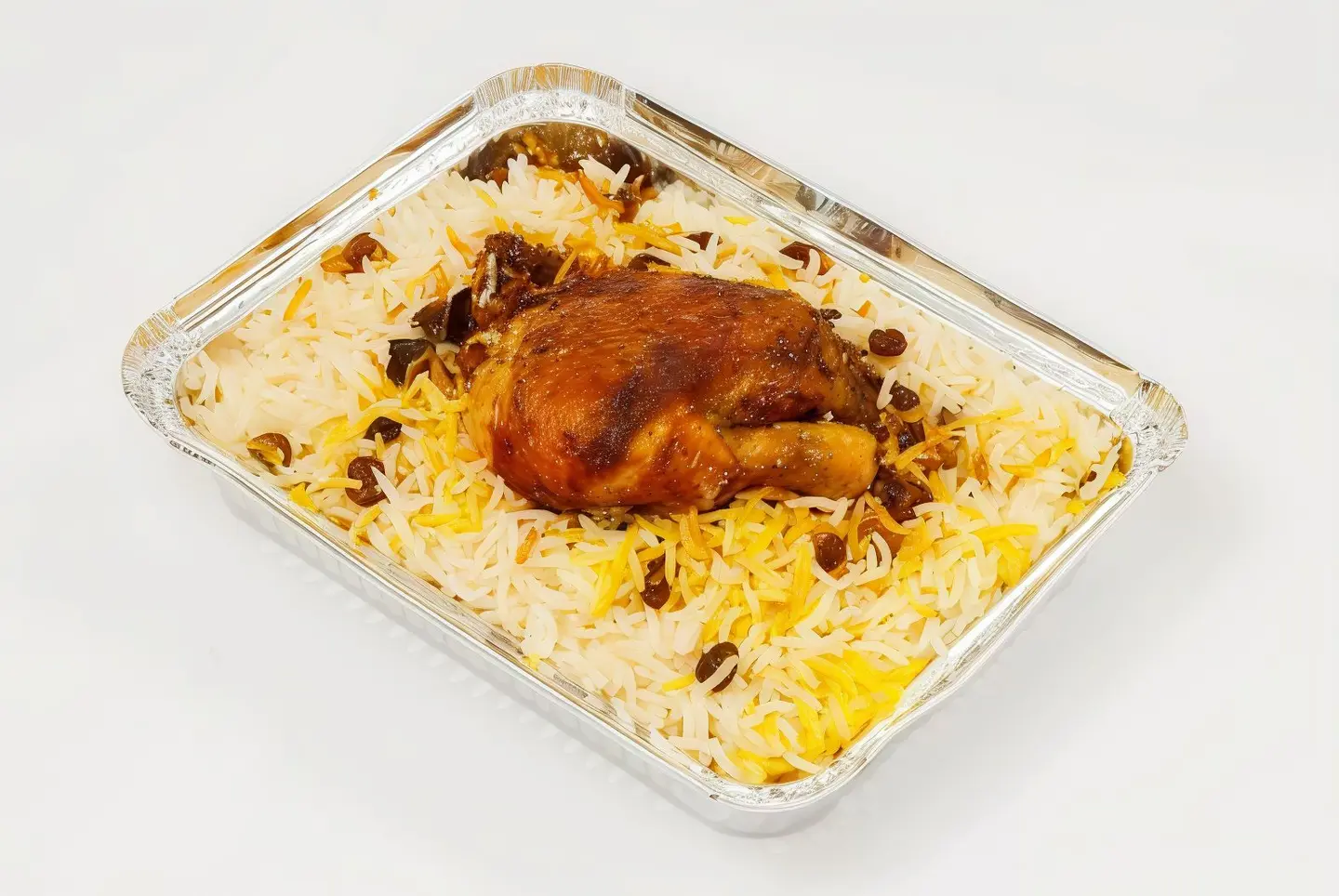 Half Chicken Kozi With White Rice