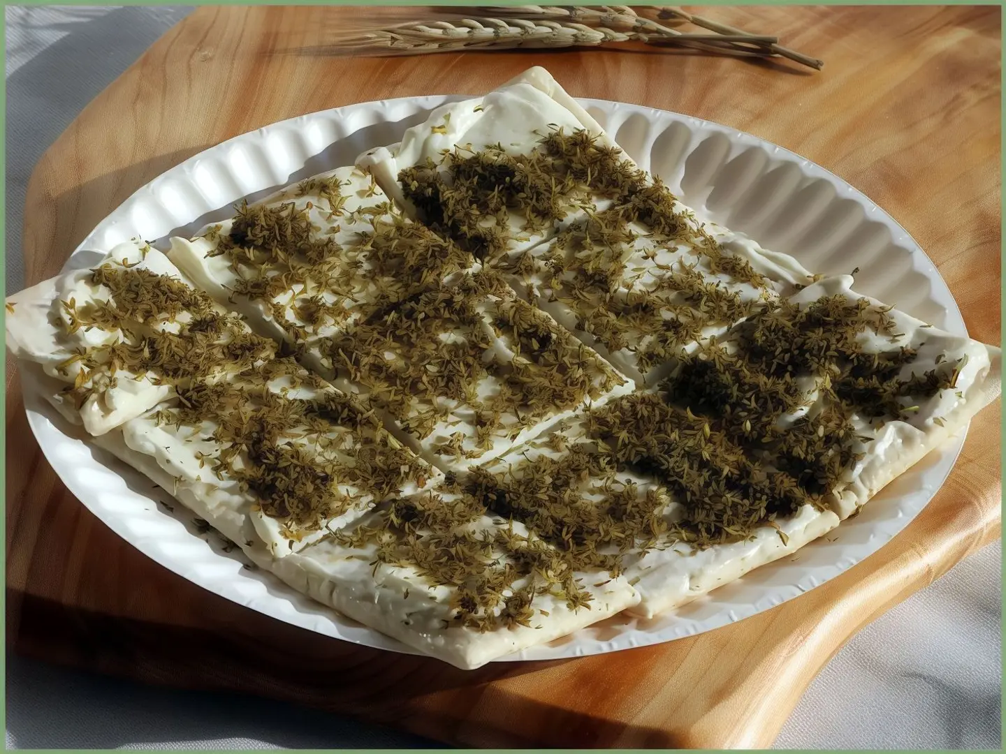لبنة بالزعتر
