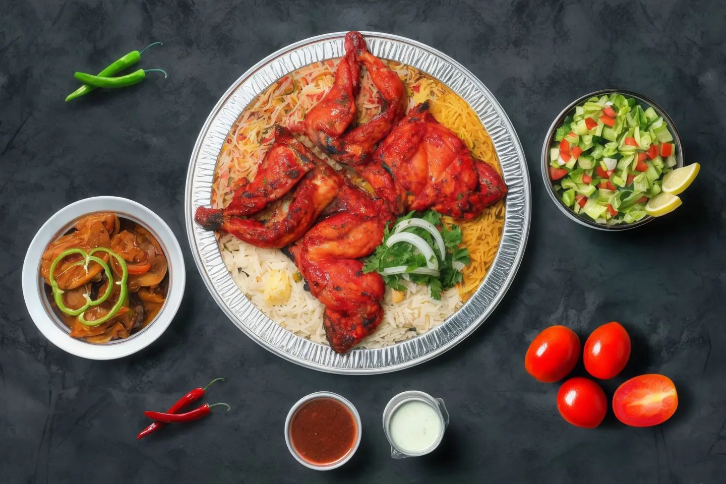 لمه دجاجه بخاري