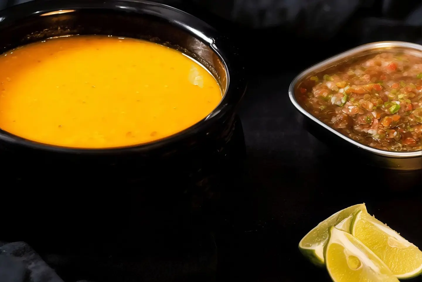 عدس وسط  المذاق