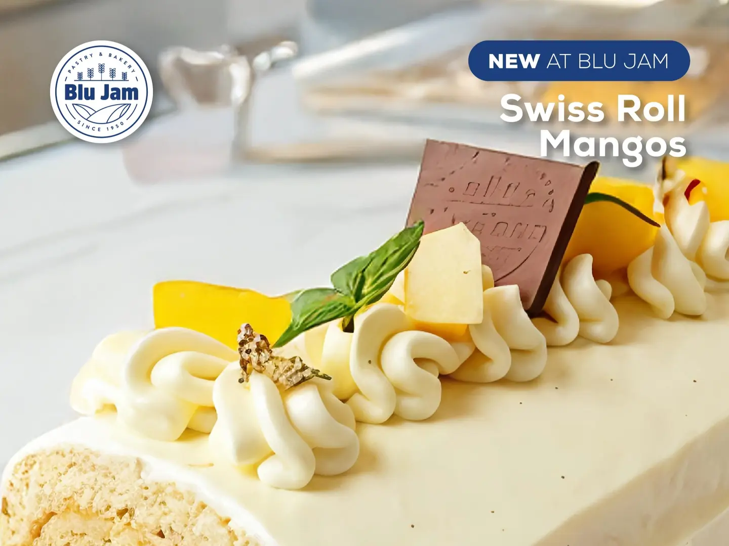 رول شوكولاتة بالمانجو