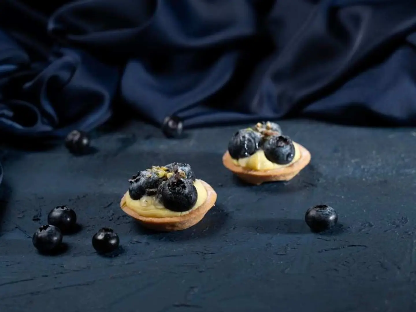 تارت التوت الأزرق