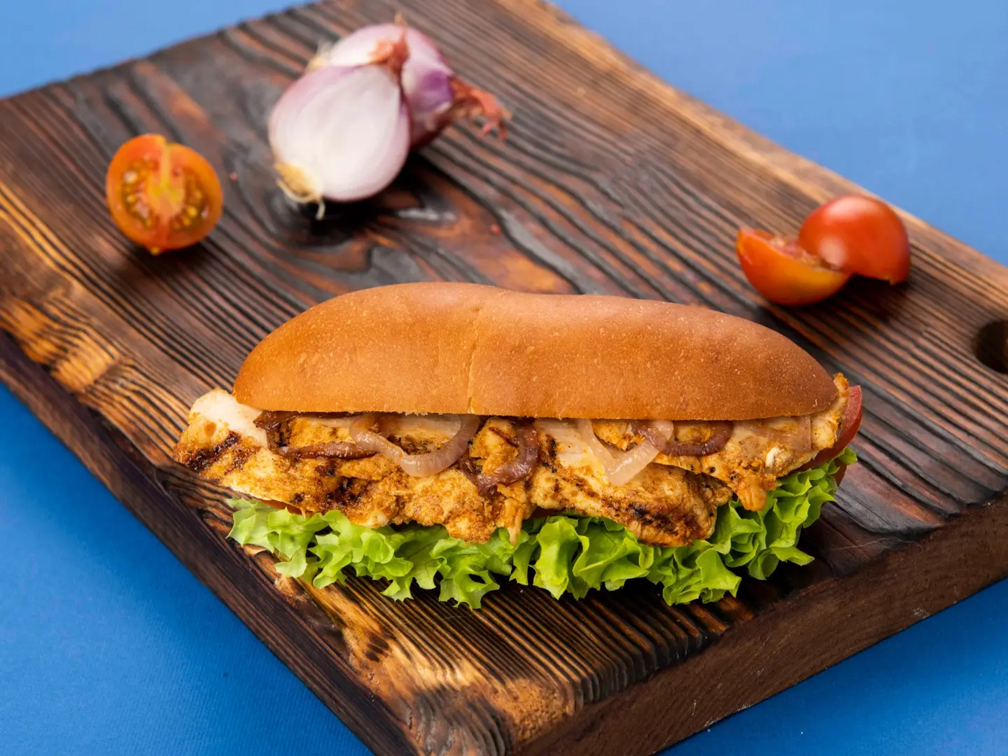 ساندوتش دجاج تندوري ميني ساندوتش