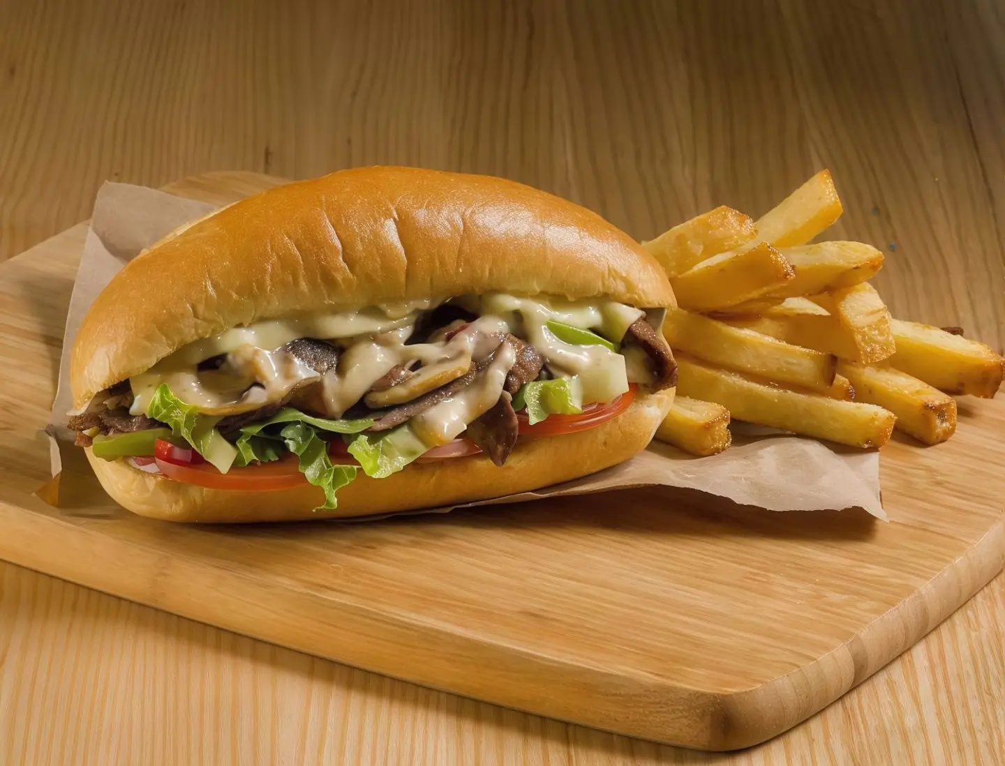 ساندوتش مقلقل لحم صاج