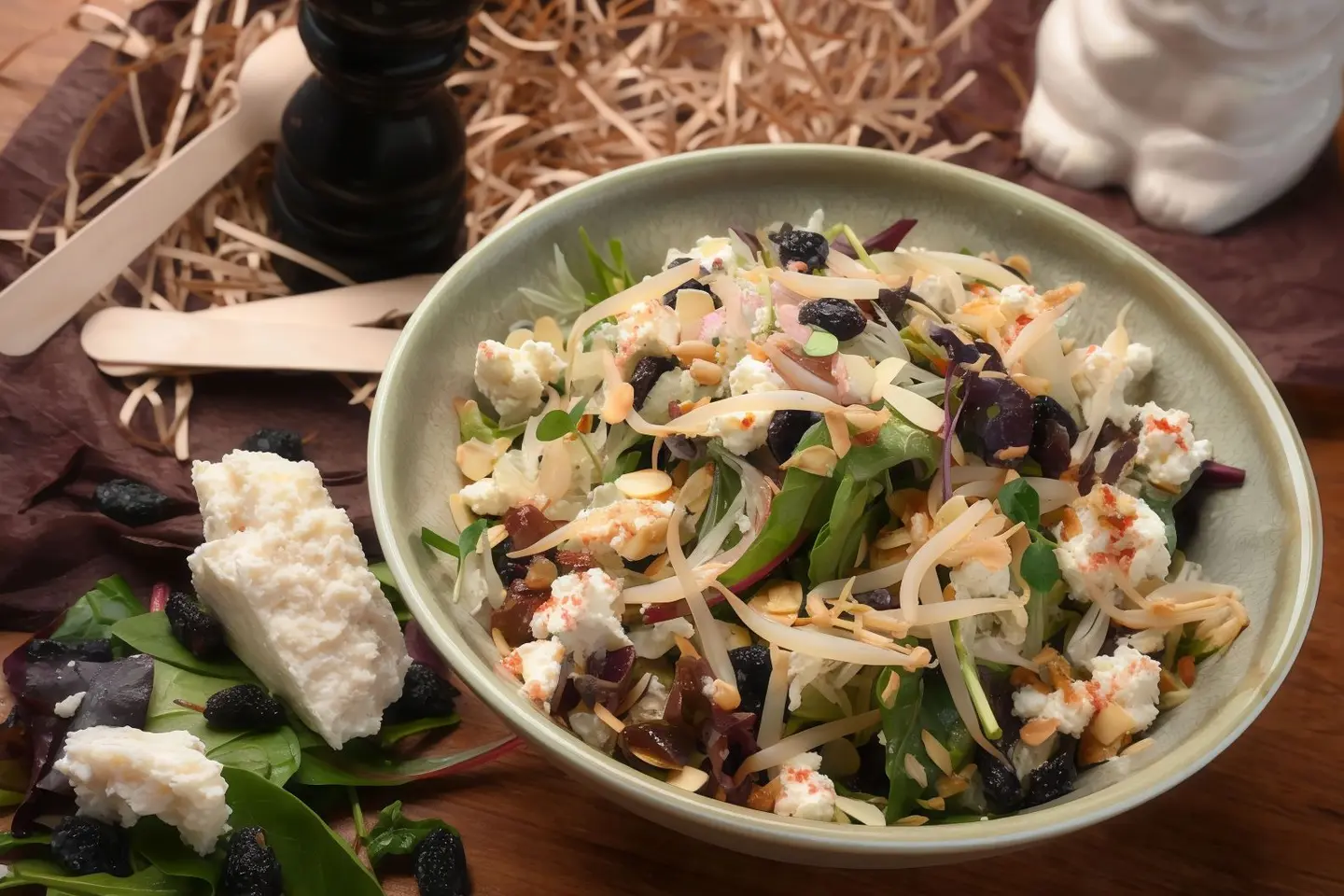 سلطة جبنة الماعز