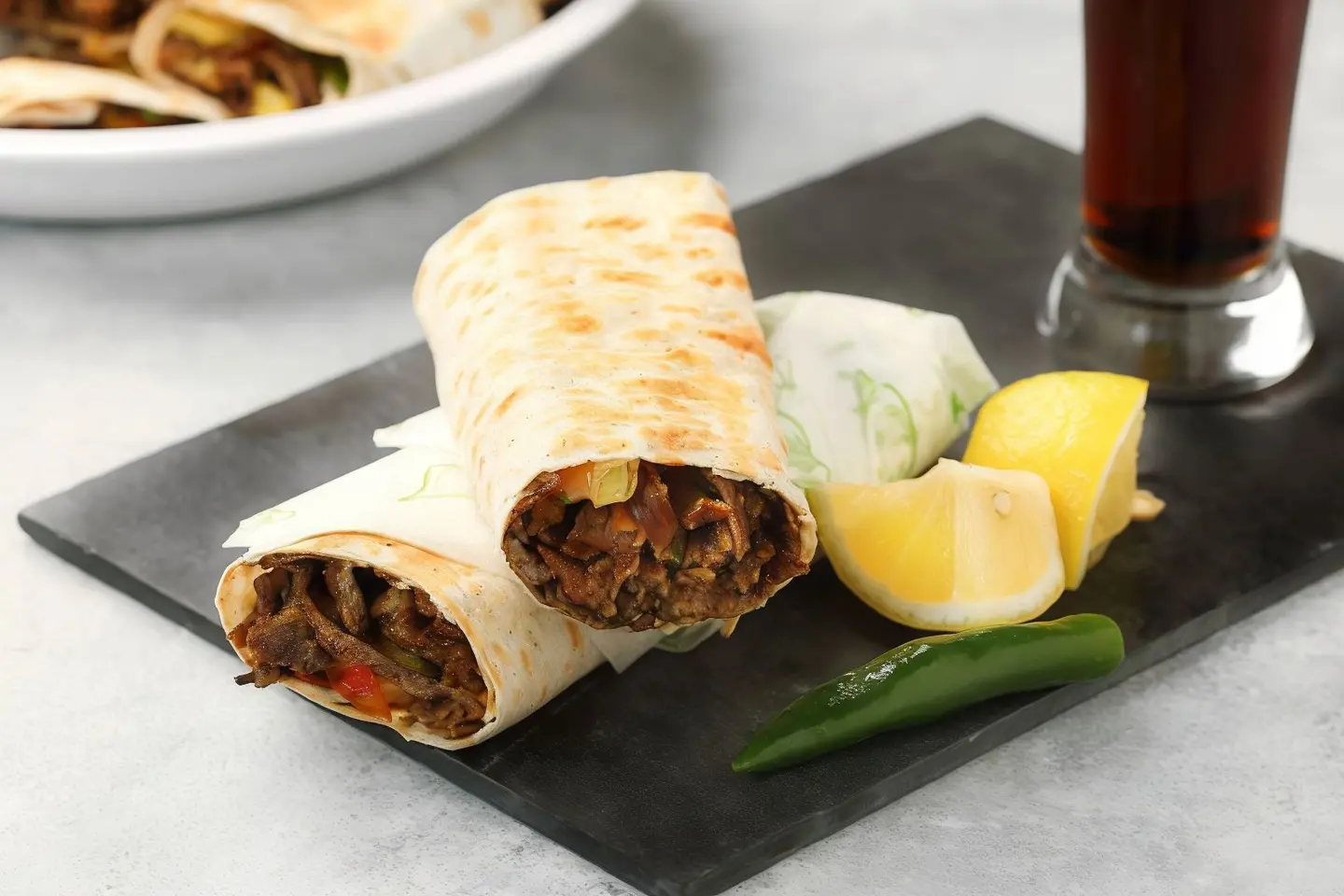 Meat Shawarma Saroukh Sandwich