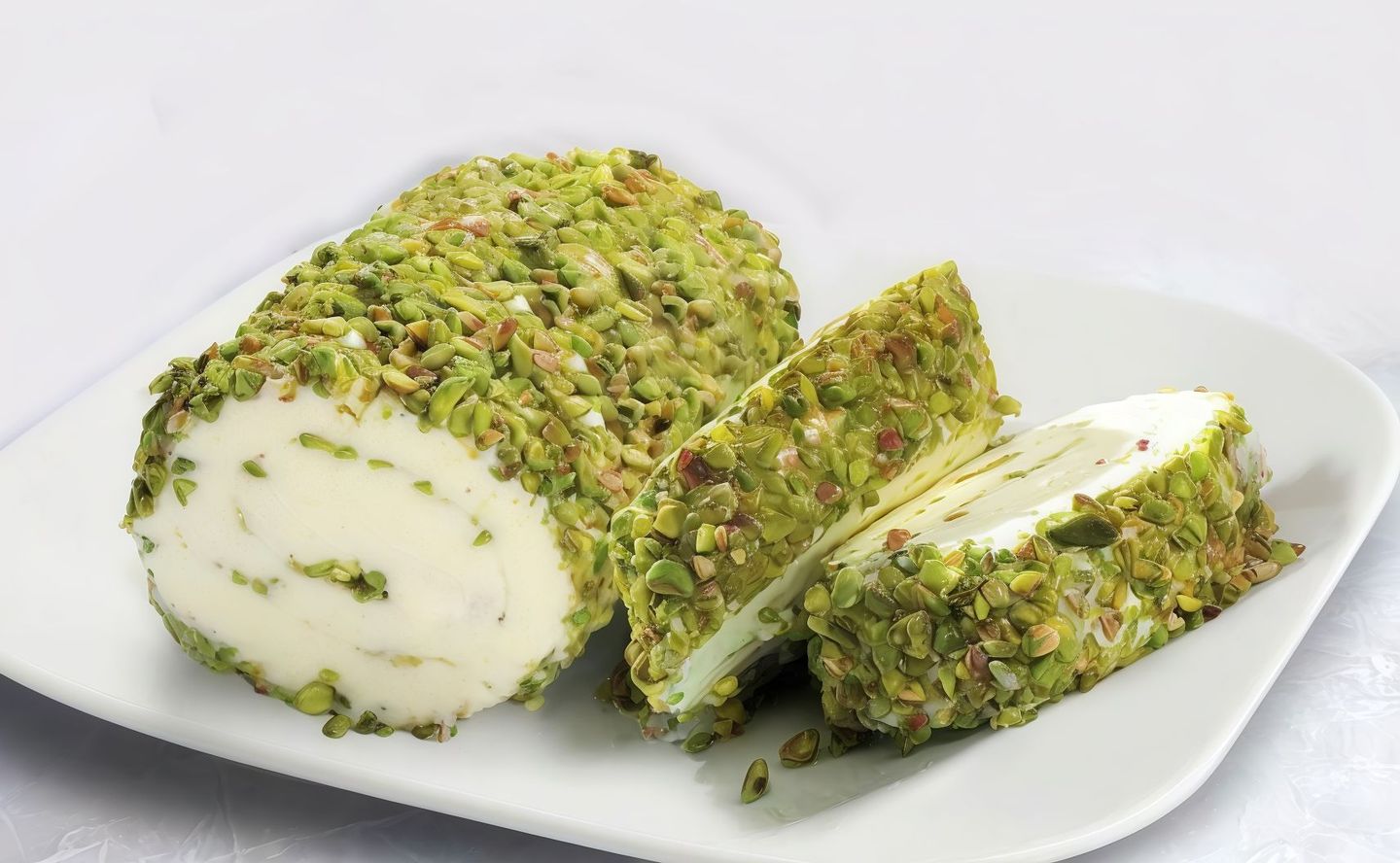 Halawani Ice Cream Roll With Pistachio