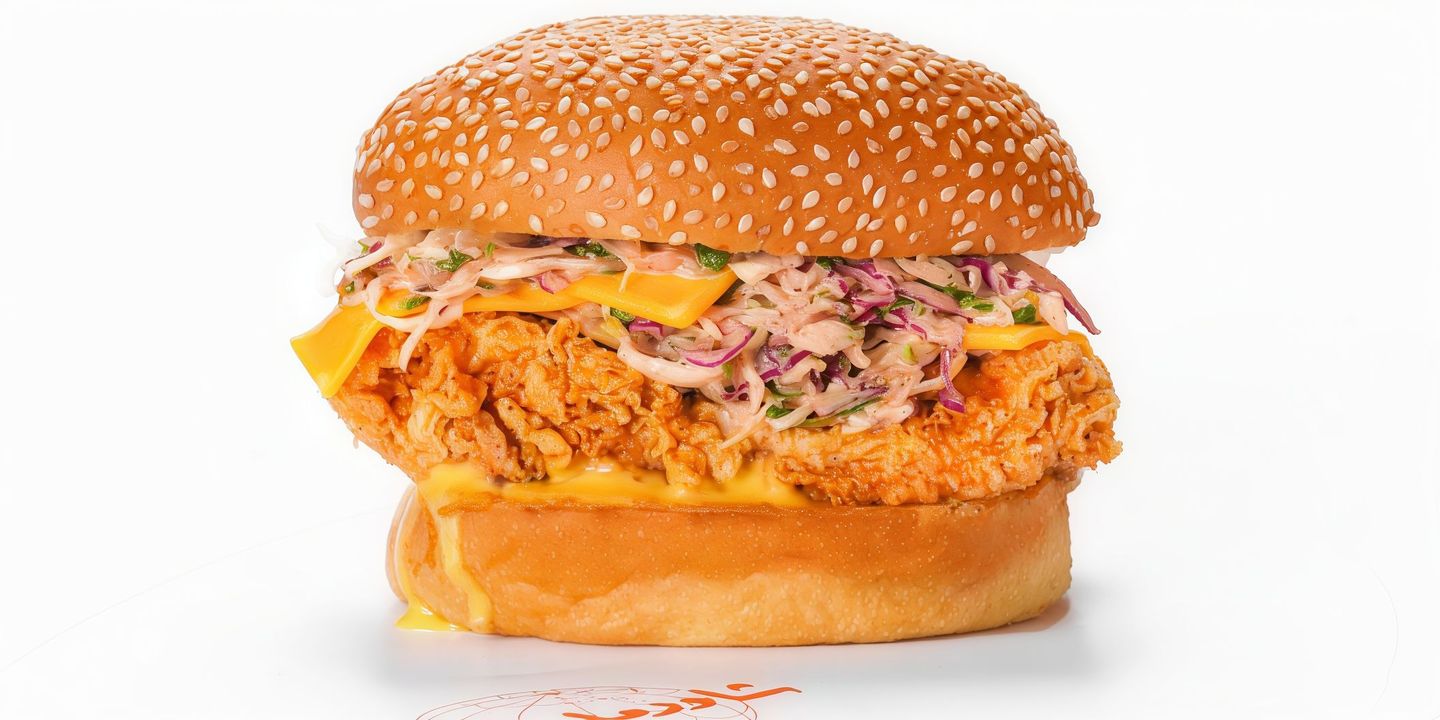 Mustard Burger Sandwich