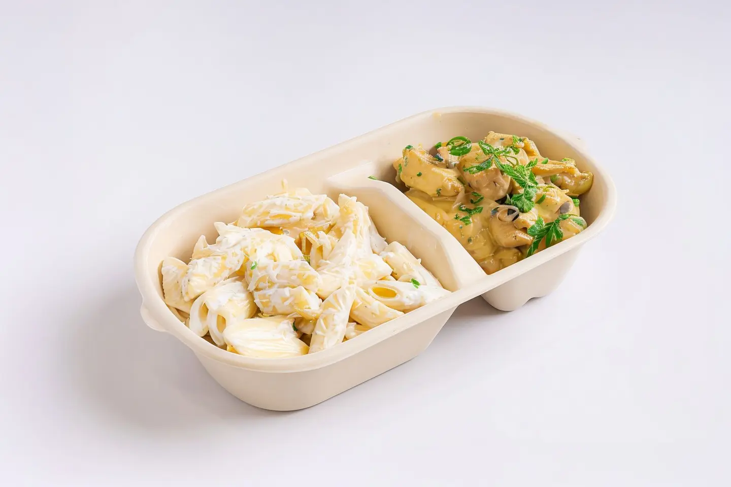Lemon Chicken With White Pasta - 100 Gram