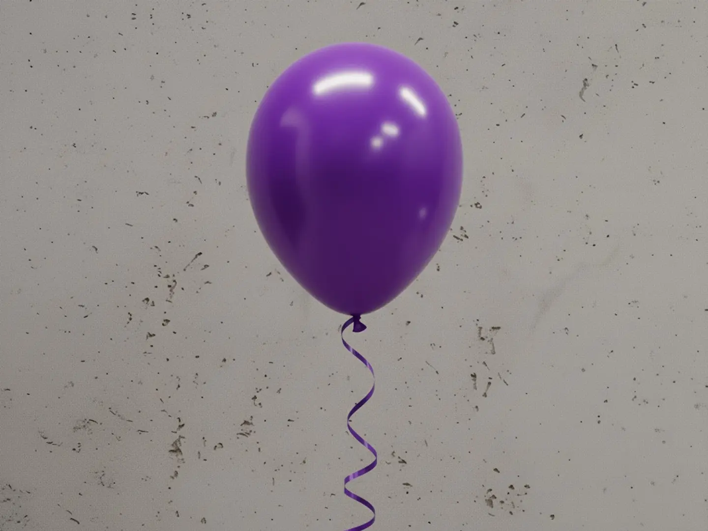 Purple Helium Balloon