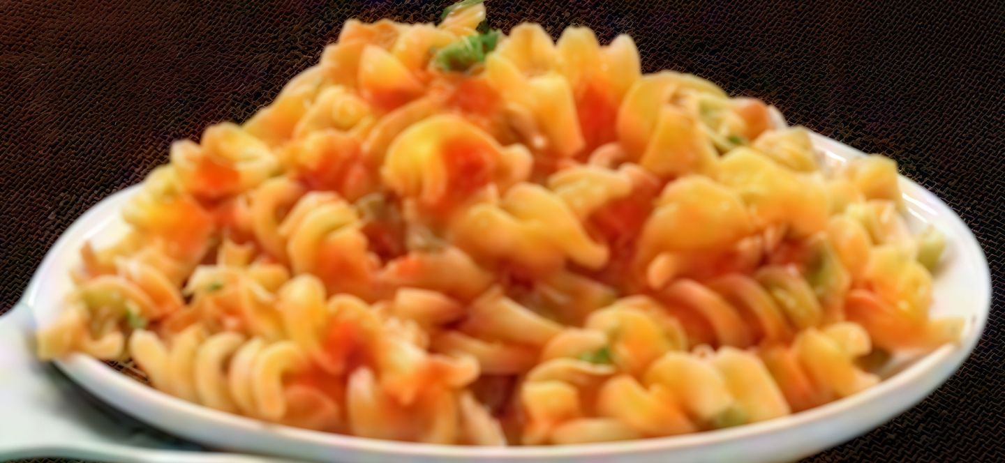 وجبة باستا للأطفال