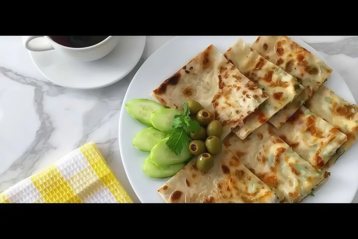 مطبق جبن تشيدر خضار - جبن تشيدر