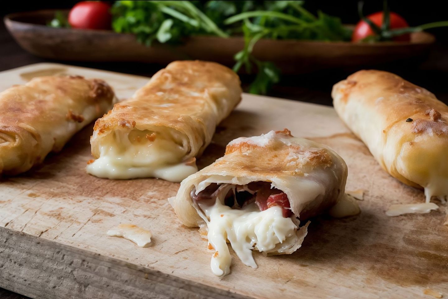 Meat Roll With Cheese With Special Mixture