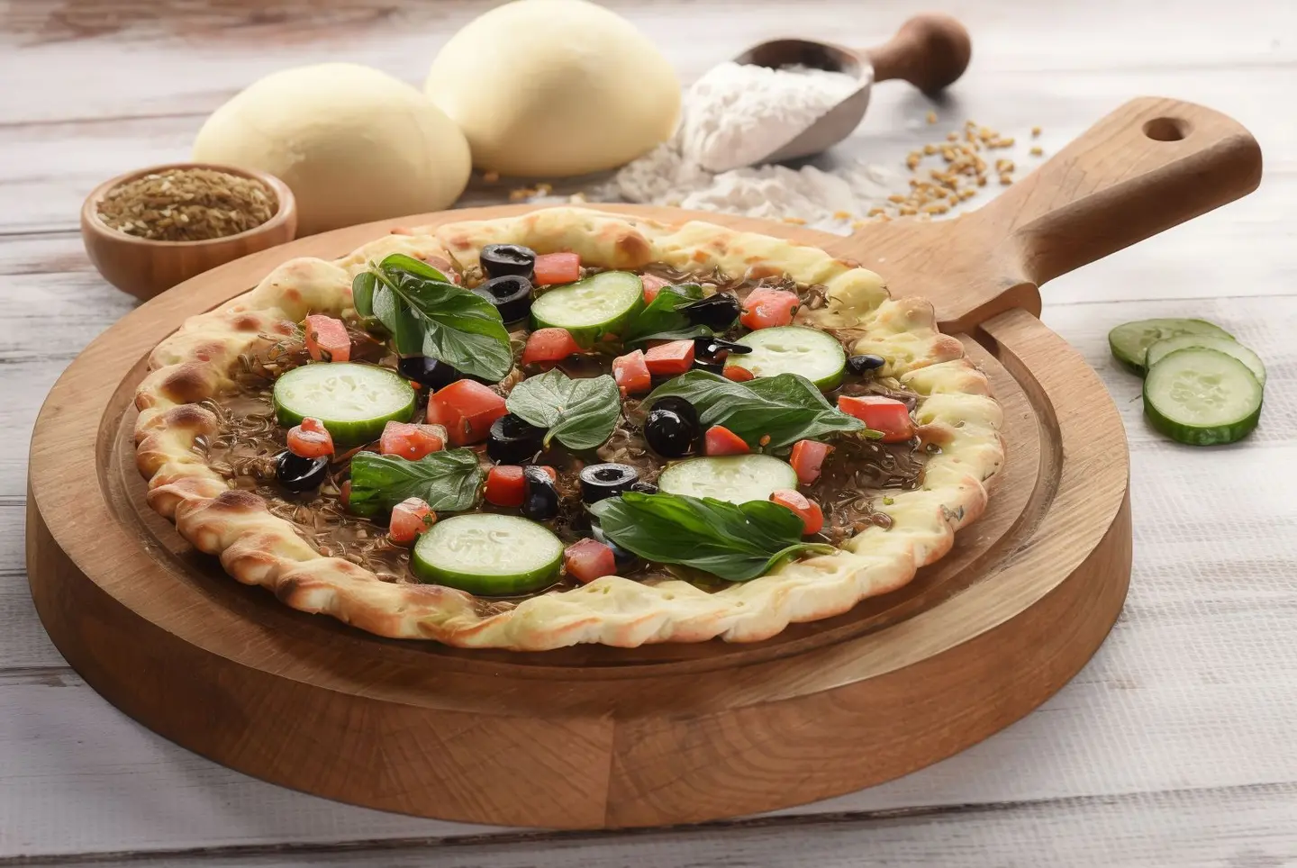 زعتر بالخضار