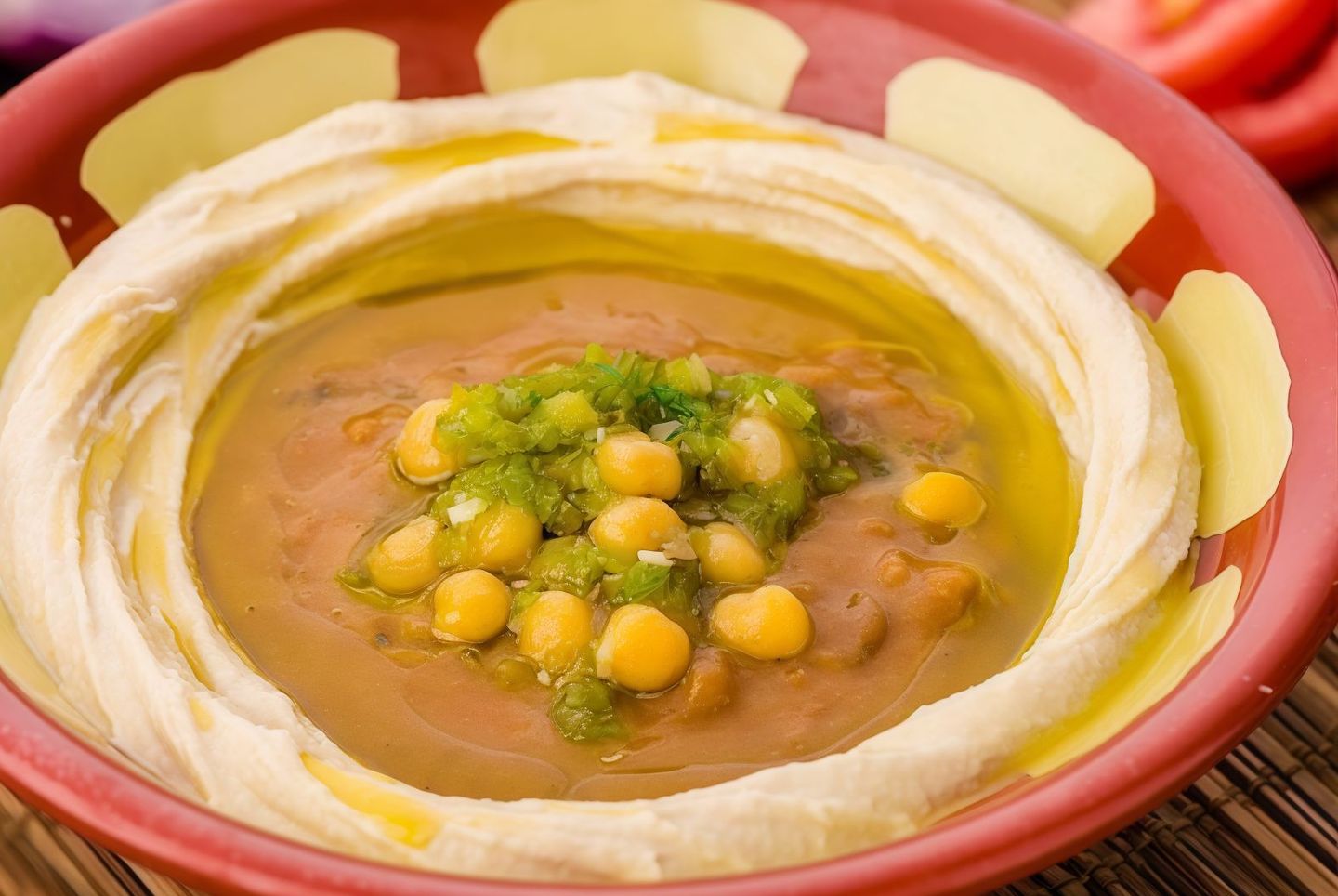 حمص فول وسط