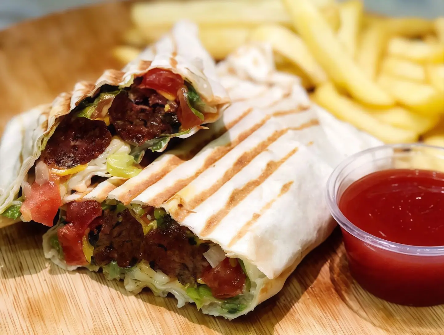Tortilla Meat Kebab