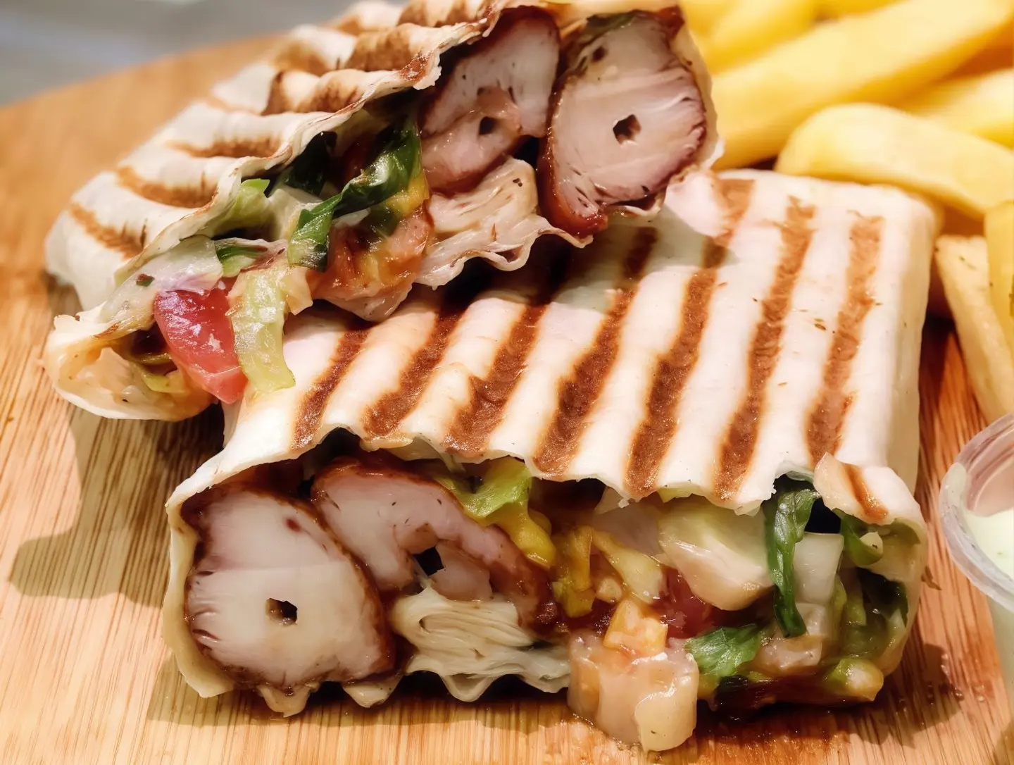 Tortilla Chicken Kebab