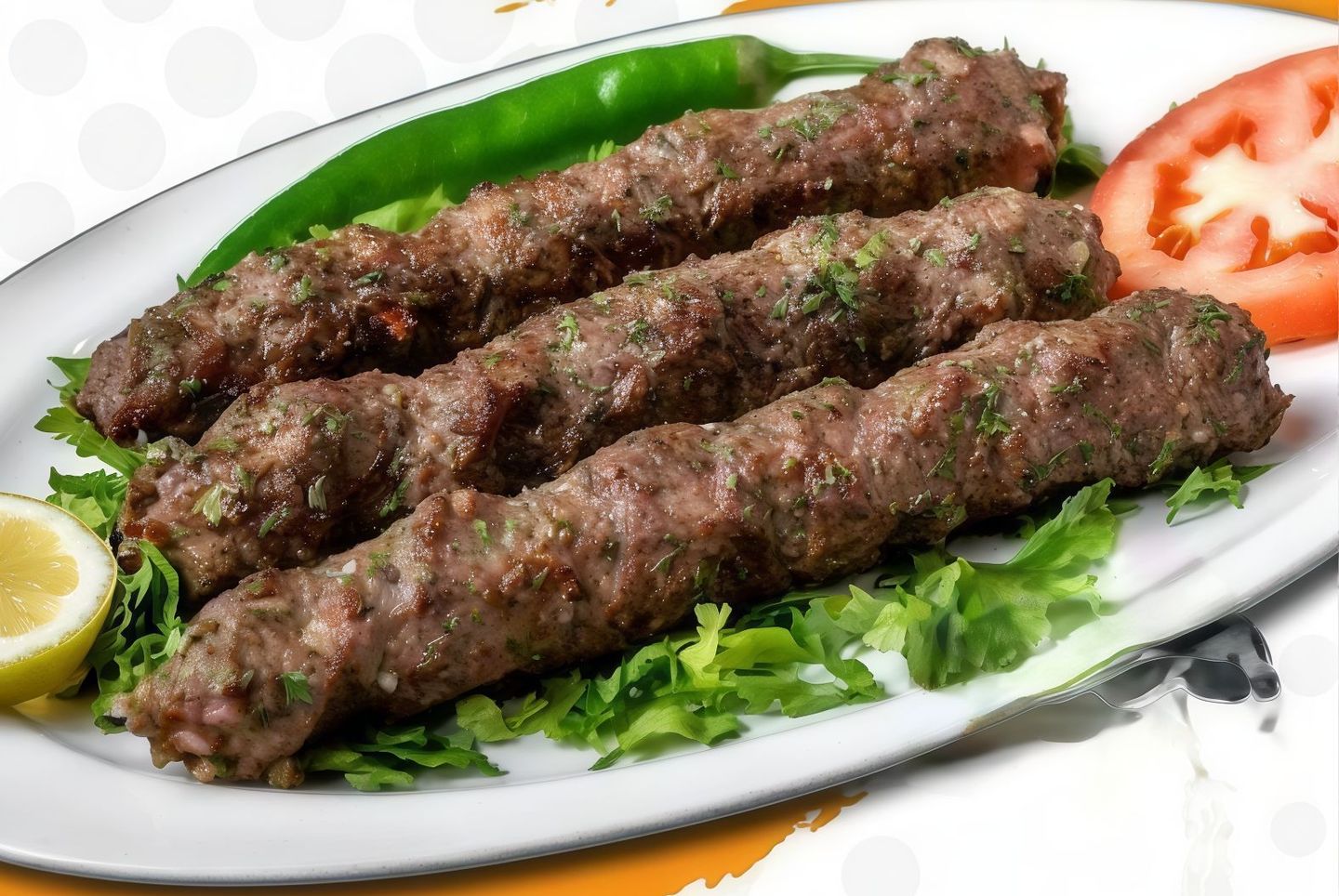 كباب لحم - طبق