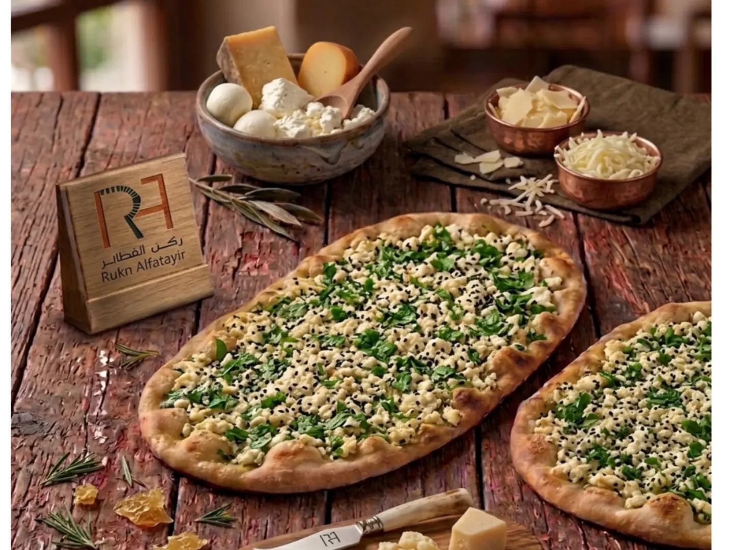 فطيرة جبن عكاوي