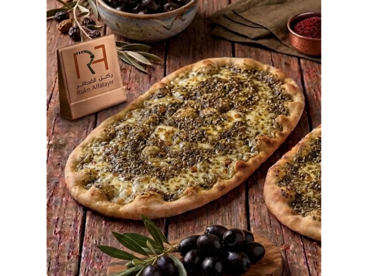 فطيرة جبن زعتر
