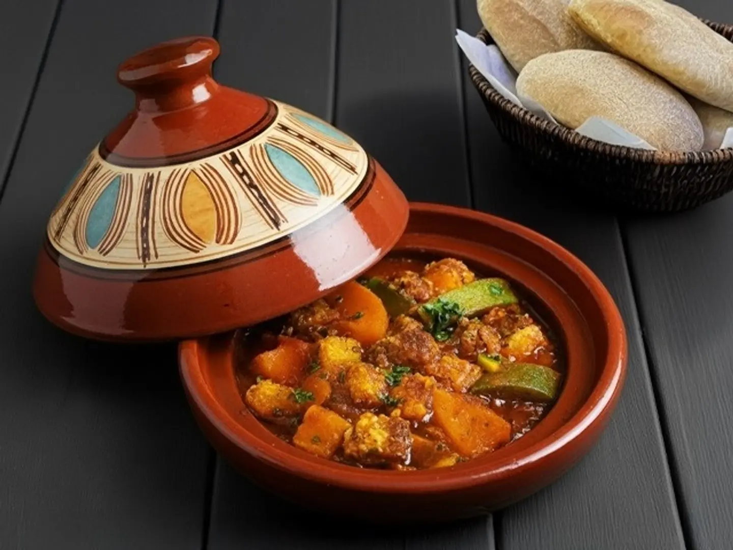 طاجن كفتة دجاج مع الخضار