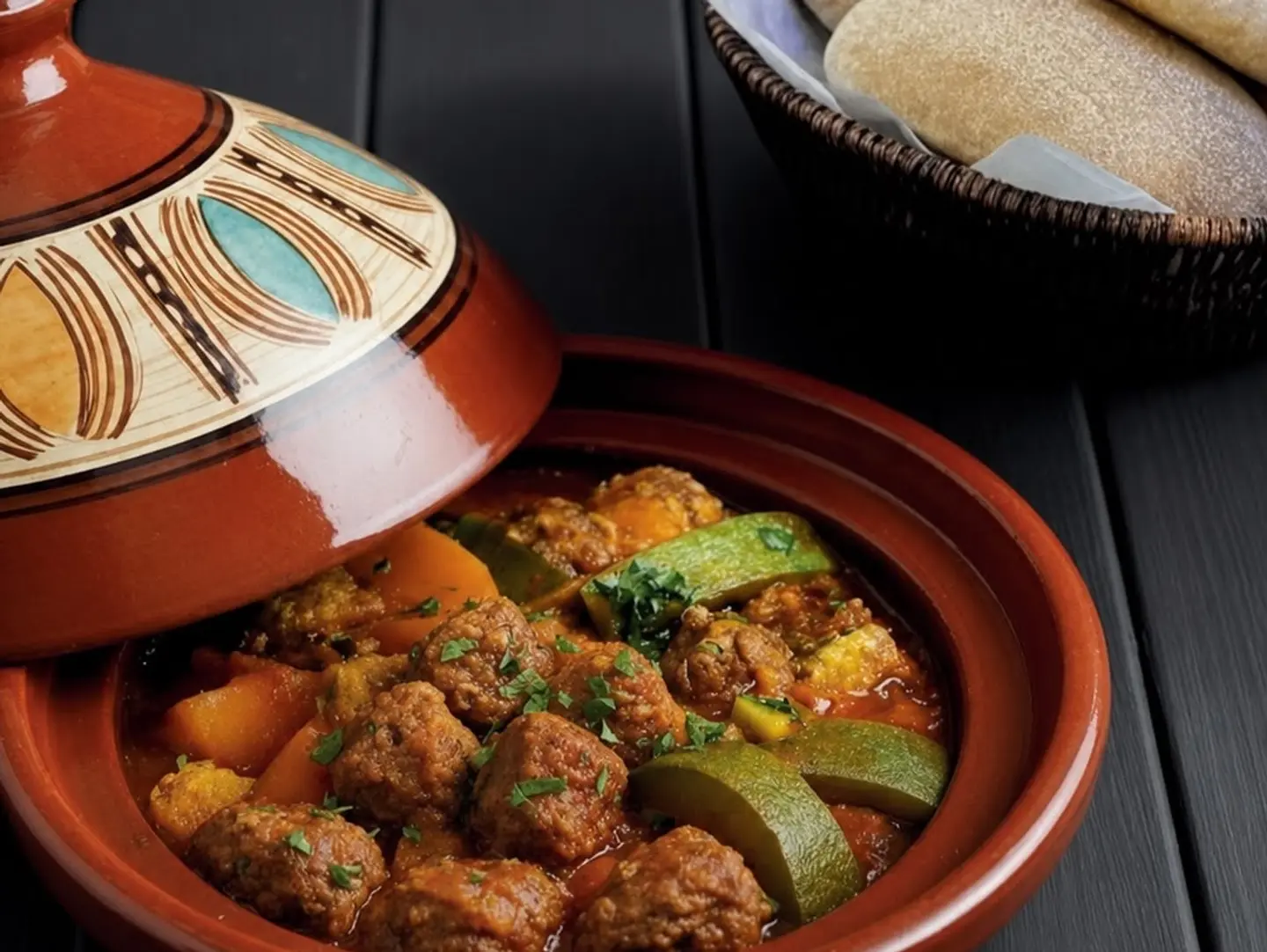 Beef Kofta Casserole With Vegetables