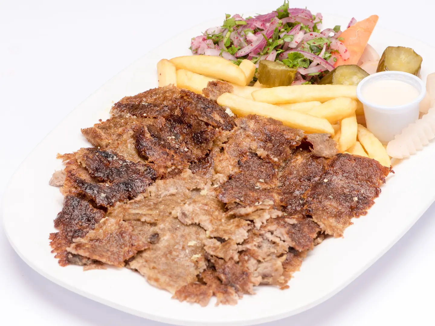 Medium Plate Meat Shawarma