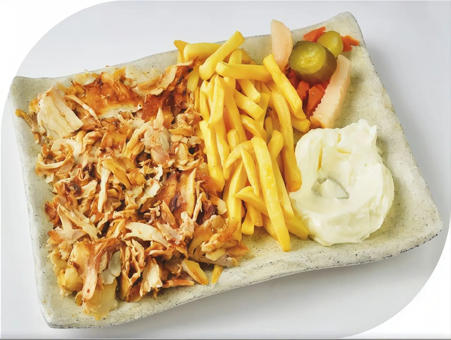 Medium Shawarma Plate - Cheese
